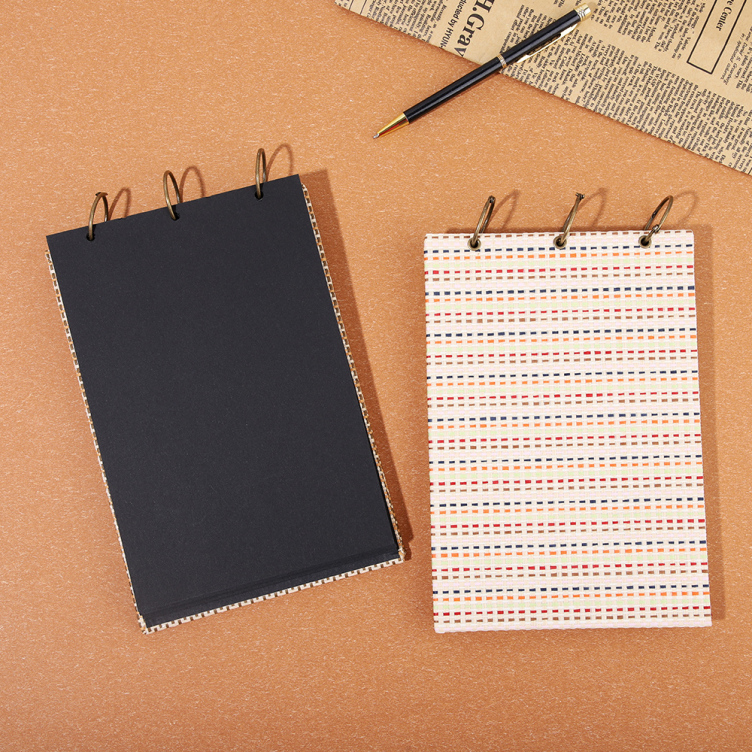 Weaved paper hardcover album