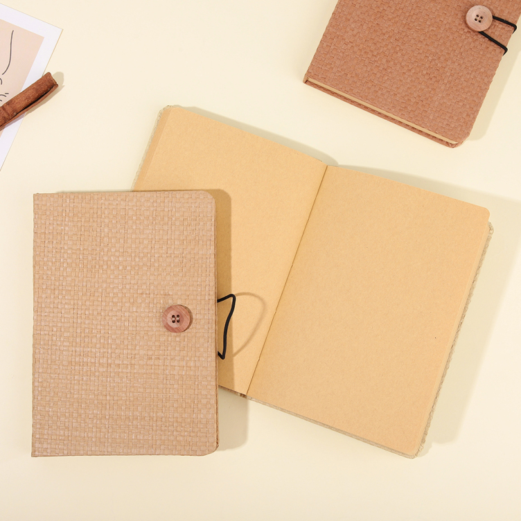 Weaved paper hardcover notebook