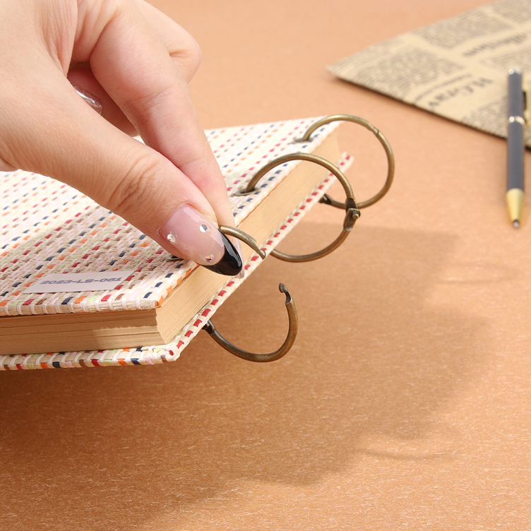 Weaved paper hardcover album