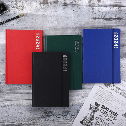 Leatherette paper Hardcover Undated Planner