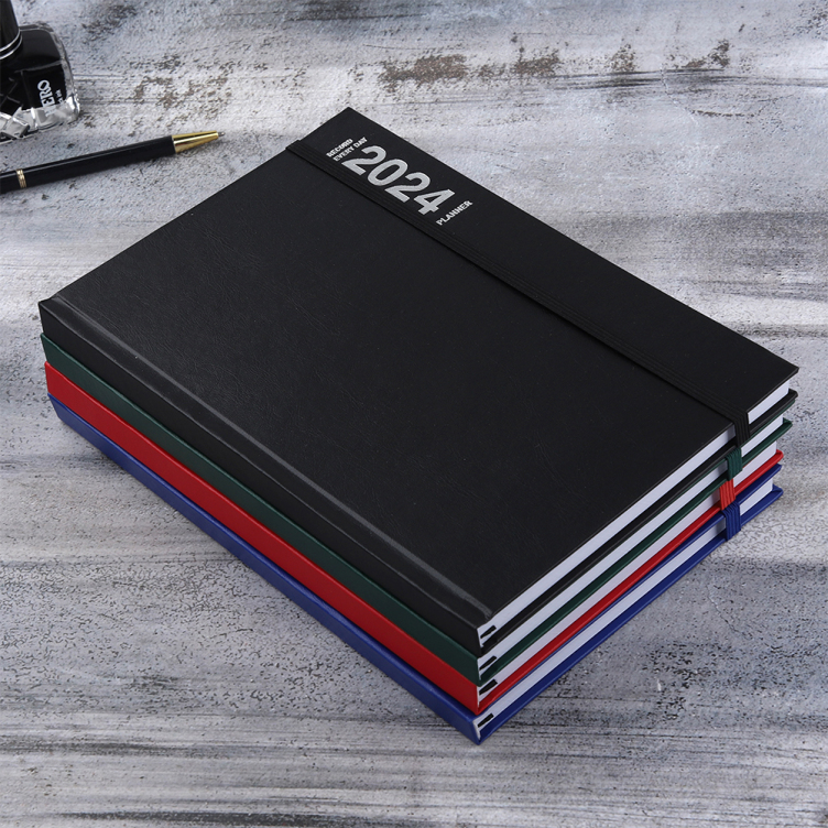 Leatherette paper Hardcover Undated Planner