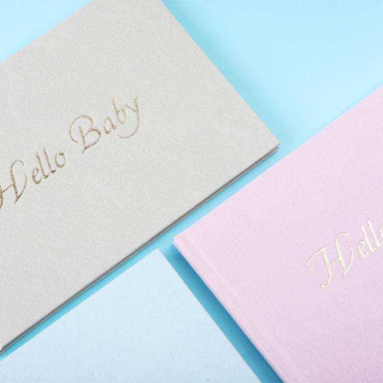 A5 Fabric Hardcover Baby Album