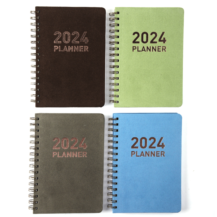A5 Fabric Hardcover Undated Planner