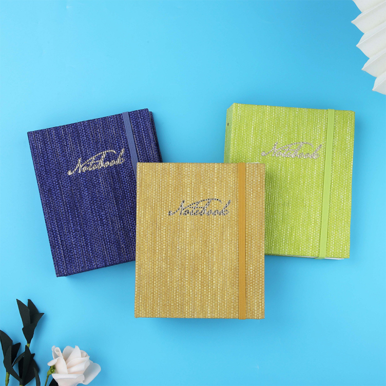 Weaved paper hardcover album