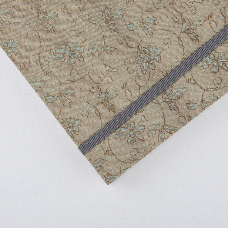 Fabric hardcover case bound watercolor book