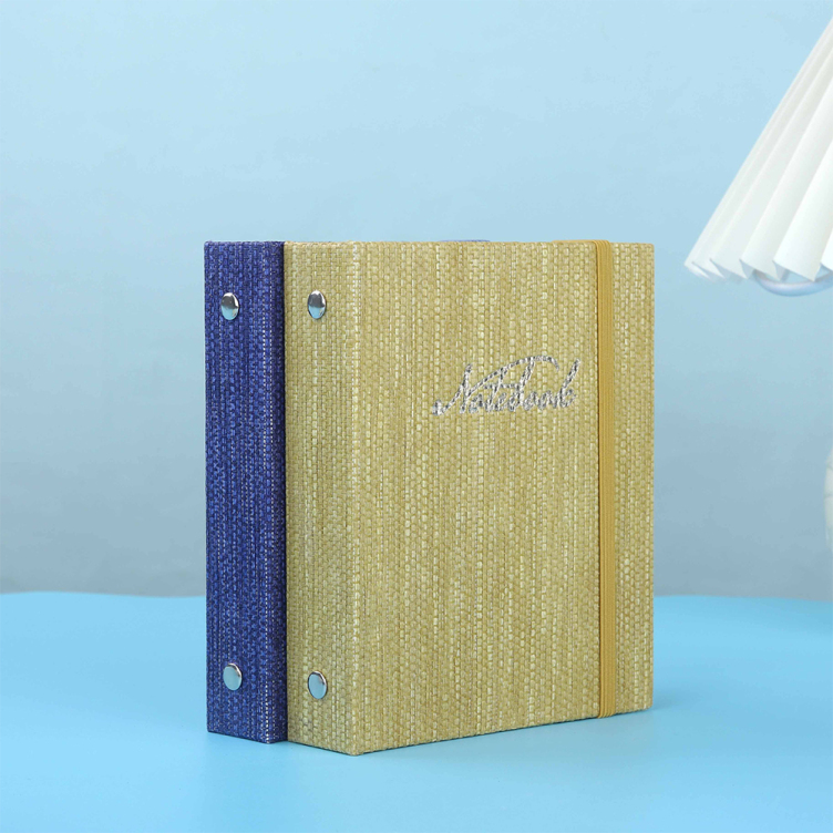Weaved paper hardcover album