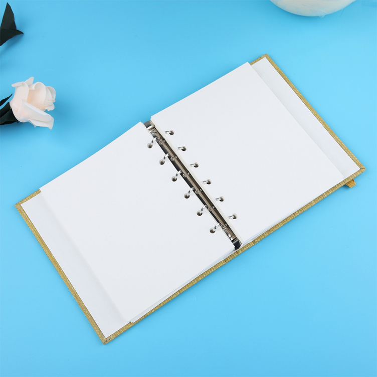 Weaved paper hardcover album