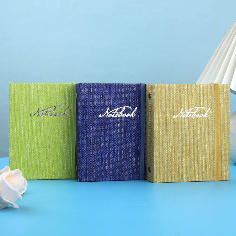 Weaved paper hardcover album