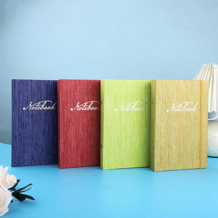 Weaved paper hardcover album