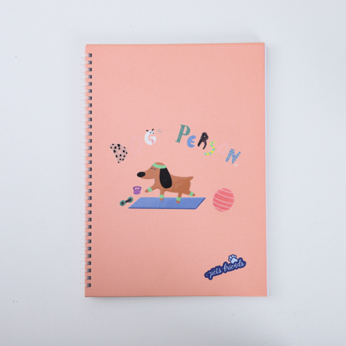 Soft Spiral Hard Cover A4 notebook