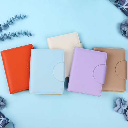 Recycled PU Leather Loose leaf binding notebook