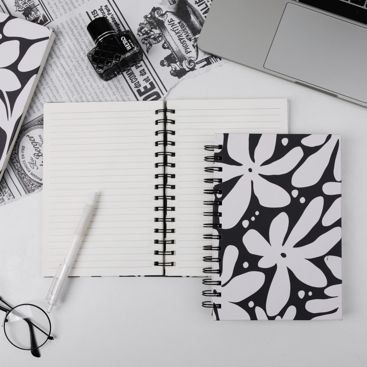 Recycled Paper Hardcover Spiral Binding notebook