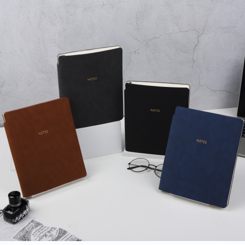Recycled PU leather soft cover undated planner