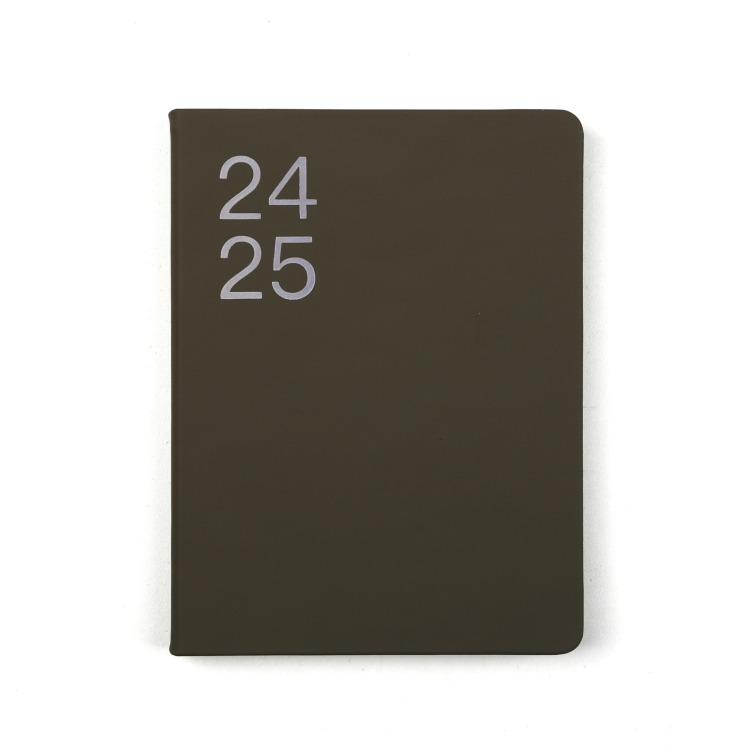 Recycled PU Leather Hardcover case bound weekly planner