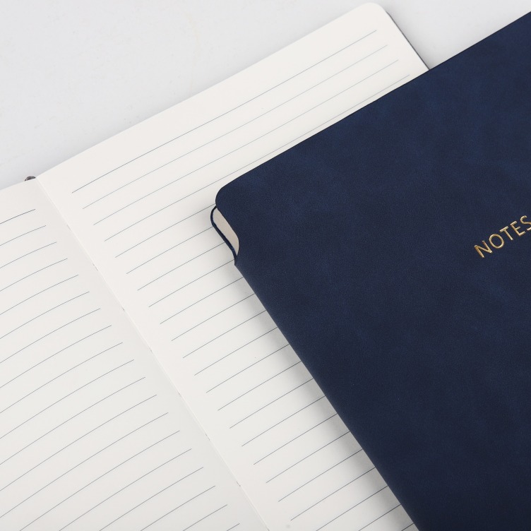 Recycled PU leather soft cover undated planner