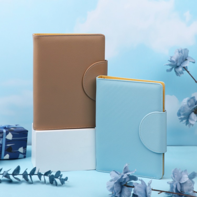 Recycled PU Leather Loose leaf binding notebook