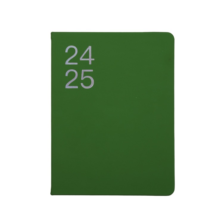 Recycled PU Leather Hardcover case bound weekly planner
