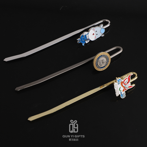 custom bookmark custom metal long pole bookmark cultural products，free design