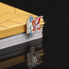 custom bookmark custom metal long pole bookmark cultural products，free design