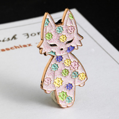 Gold pins design, Glitter pins manufacture，The badge with glitter,first order mold cost reduced by half, free design