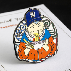 Hard enamel pins custom design, Hokage Ninjia pins manufacture,free design and sample