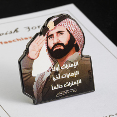Gold pins, printing champ trophy,Commemorative Character Badge，enterprise pins manufacture，free design and sample