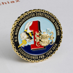 Custom commemorative coins, double plated, anniversary commemorative coins manufacture,free design and sample