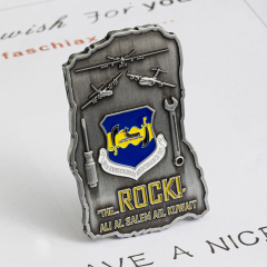 Custom antique silver Challenge coins, flag souvenir coins, World of Warships souvenir coins manufacture，the latest minimum order quantity is one