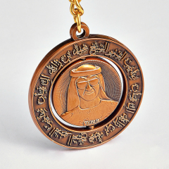 Antique copper key chain，wholesale core pulling mold and rotating key chains supply,the cost of the first custom keychain mold is reduced by half