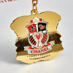Custom key chains, Custom of gold keychains，individuation keychains manufacture,customizing a large batch of keychains can waive mold fees