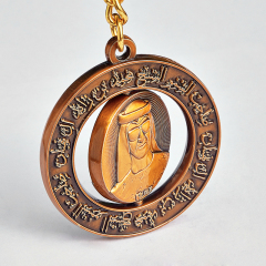 Antique copper key chain，wholesale core pulling mold and rotating key chains supply,the cost of the first custom keychain mold is reduced by half