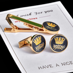 Custom cufflinks, tie bars, gold cufflinks and tie bars manufacture,free design, order custom can send free samples