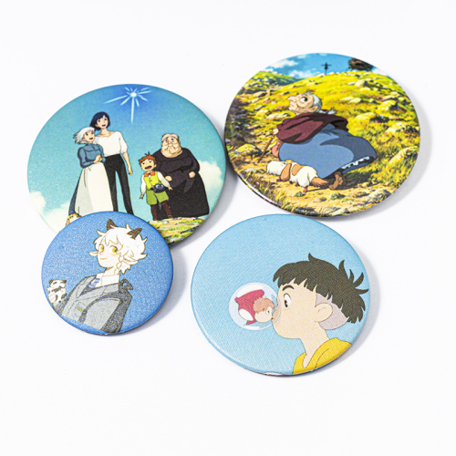 Custom button, metal button, Comic and Animation button, one can also be customized