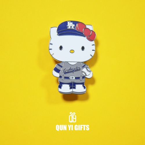 Cartoon cute kitty pin,free design, mold cost reduced by half