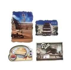 Wooden fridge magnet, can produce a variety of shapes and sizes of fridge magnet,give away some samples for free