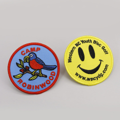 Embroidered pins, free design custom embroidery pin, order proofing free, extra gift sample