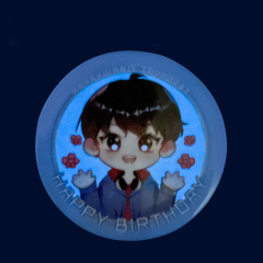 Glow pins, custom produced pins in a variety of sizes and shapes，the minimum order quantity is one