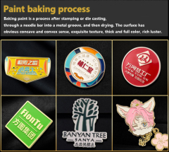 Soft enamel pins, custom produced pins in a variety of sizes and patterns,the cost of the mold is only half