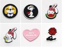 PVC pins, free design and custom PVC pins, mold cost reduced by half