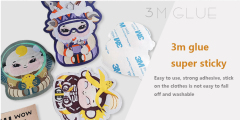 Embroidered pins, free design custom embroidery pin, order proofing free, extra gift sample