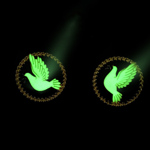 Glow pins, free design custom glow pin, send samples free