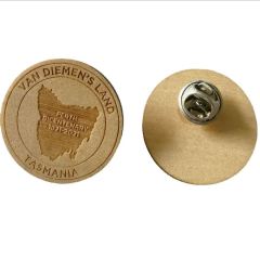 Wood pins, custom wood pins can be given as a few extra samples