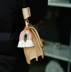 Woven keychains, free design custom woven keychain, free to send samples