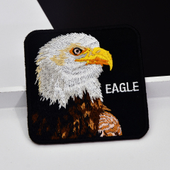 Embroidered pins, custom pins can be added in 2 colors for free