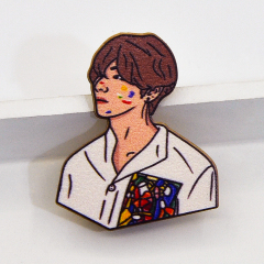 Character Wooden Pins, custom wooden pins receive free samples as soon as 4 days