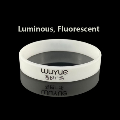 Custom wristband,The production of luminous and fluorescent silicone wristband,free samples can be received in as soon as 4 days