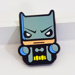 Superhero pvc pins, custom pins available for free samples