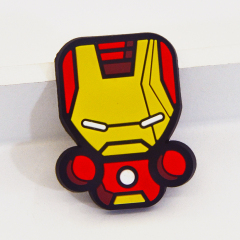 Superhero pvc pins, custom pins available for free samples