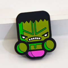 Superhero pvc pins, custom pins available for free samples