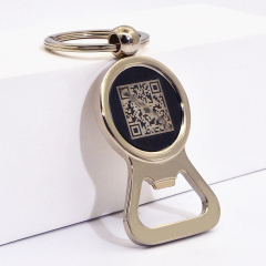Metal keychain bottle opener design, first custom mold cost reduced by half